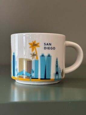 Starbucks YAH San Diego 2016 You Are Here Series Espresso Mini 2oz Mug Cup